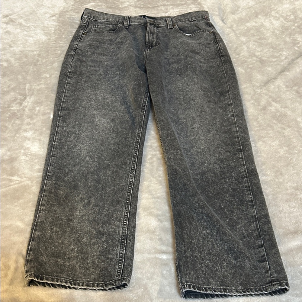 Gap 90s loose black wash jeans